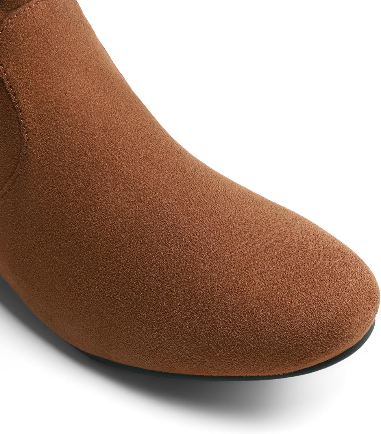 DREAM PAIRS Women's Suede Over The Knee Thigh High Winter Boots 9 Tan