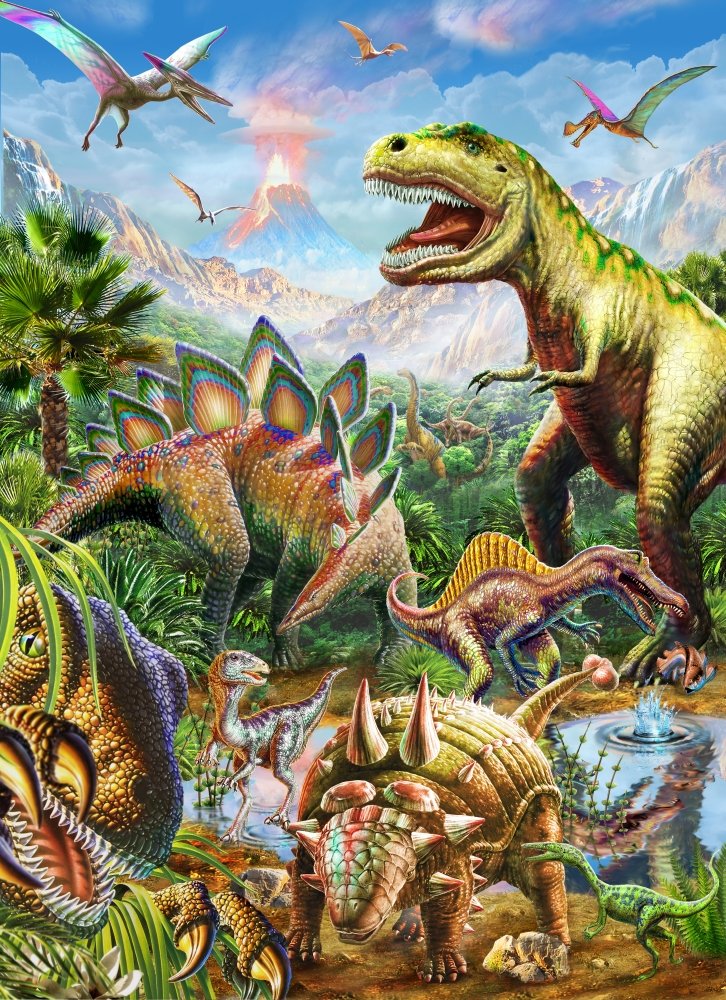 Amazon.com: Posterazzi Dino Group Portrait (Variant 1) Poster