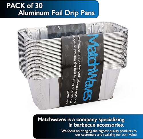 Miniatura 7 de Blackstone - Paquete de 30 forros para tazas de grasa, revestimiento de recogedor de grasa, bandeja de goteo de papel de aluminio para plancha