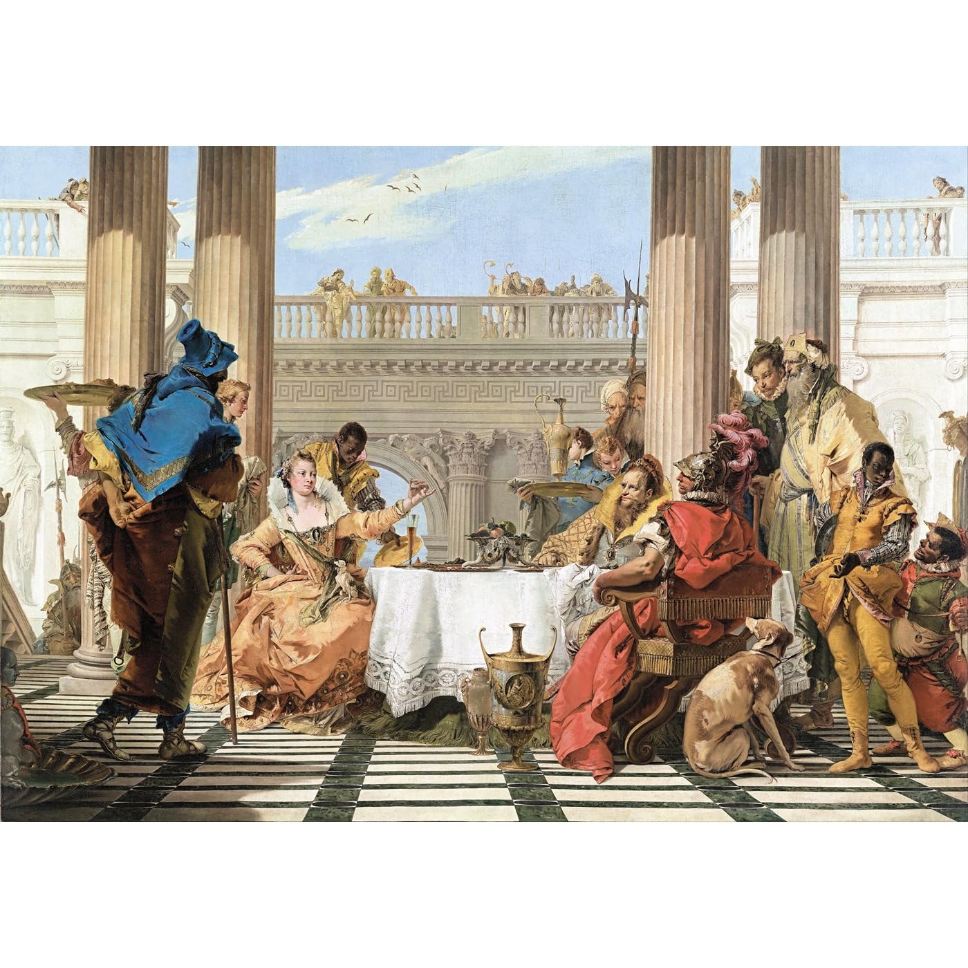 Impression giclée Tiepolo Banquet de Cléopâtre art historique et émotion - 2