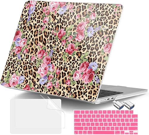 Miniatura 37 de DONGKE Funda para MacBook Air de 13.6 pulgadas 2025 2024-2022 A3240 A3113 A2681 M4 M3 M2 Chip Touch ID, carcasa rígida de plástico y cubierta de