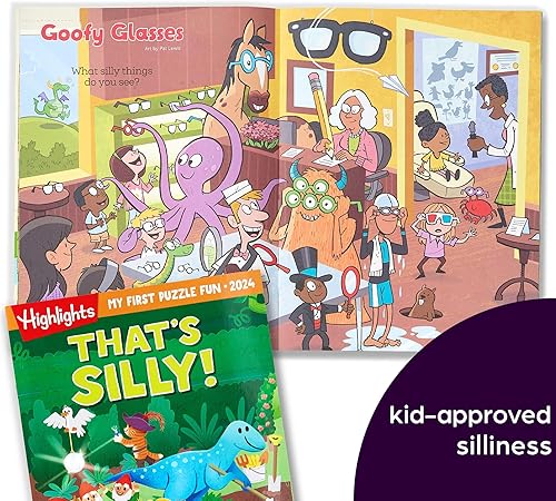 Miniatura 5 de Highlights My First Puzzle Fun 2024 - Libros de rompecabezas para niños de 3 a 6 años, juego de 4 libros a juego, laberintos, identifica las