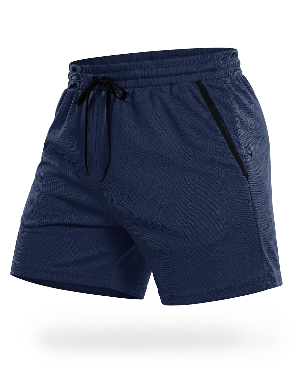 MAGCOMSEN Mens 5 Athletic Running Shorts Quick Dry Lightweight Linerless Mesh Workout Gym Active Shorts with Pockets