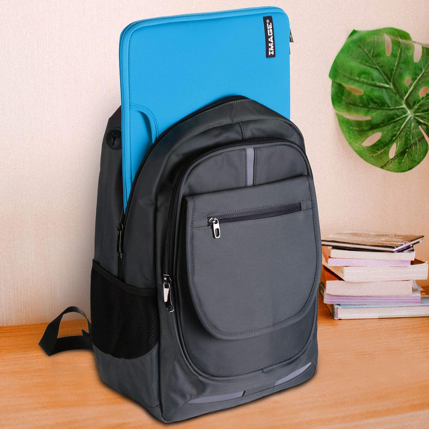 Protective Case for A4 Light Box,IMAGE Carrying Bag Travel Storage Case Pouch Cover with Pockets, for A4 Tracing LED Light Pad Coloring Board & Laptop, Notebook, Most Tracing Light Table Blue