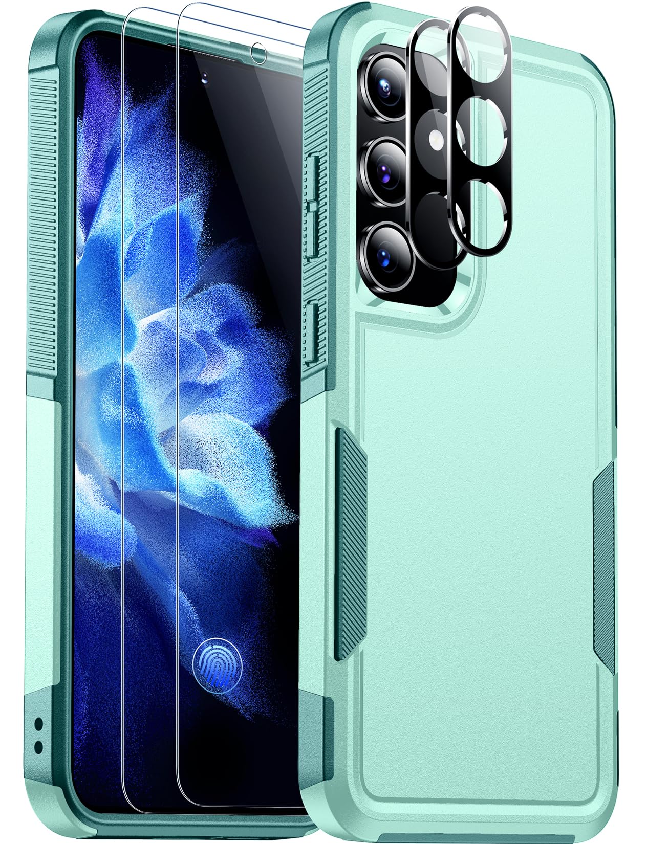 Red2Fire for Samsung Galaxy S24 Case, [Military Grade Drop Protection] Non-Slip Heavy Duty Full Body Shockproof Protection Phone Case for S24 Case 6.2