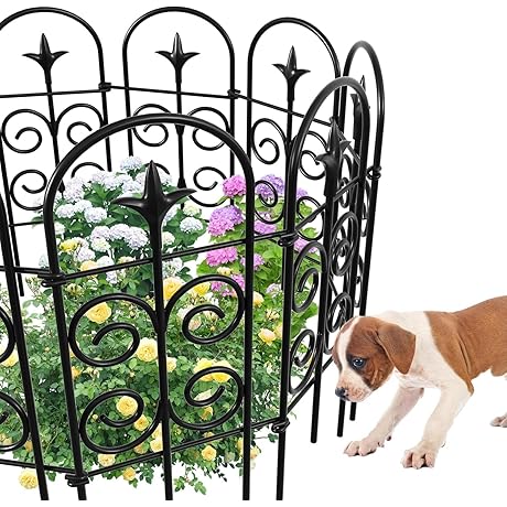 AMAGABELI Flexible Garden Fence: Protect Greenery & Define Boundaries