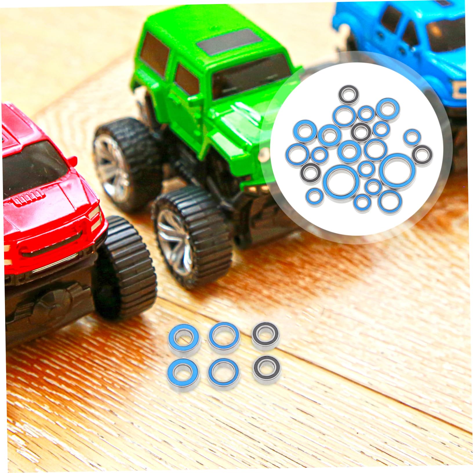 TOYANDONA 5juegos Rodamientos De Precisión Coches De RC Kit De Accesorios De Actualización para Vehículos Todoterreno Rodamientos
