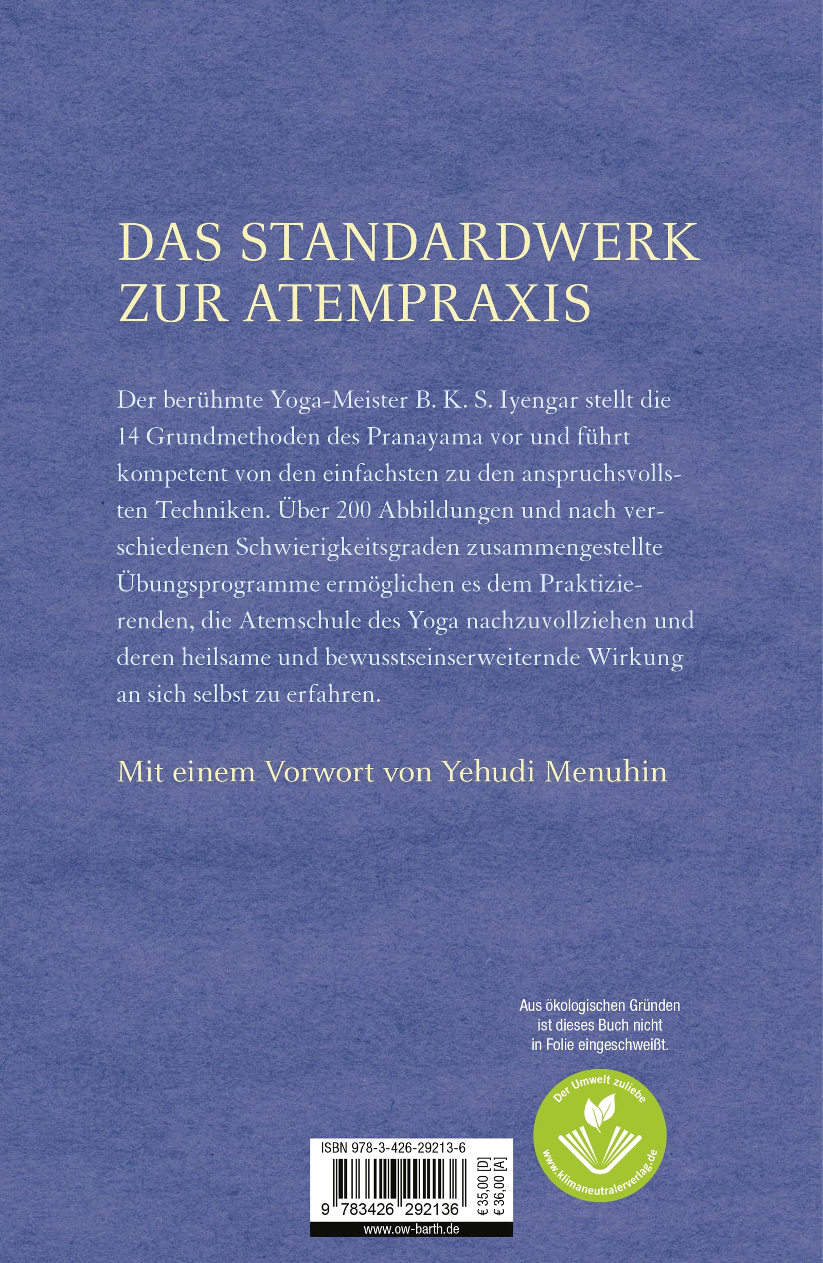 Licht auf Pranayama: Das grundlegende Lehrbuch der Atemschule des Yoga
