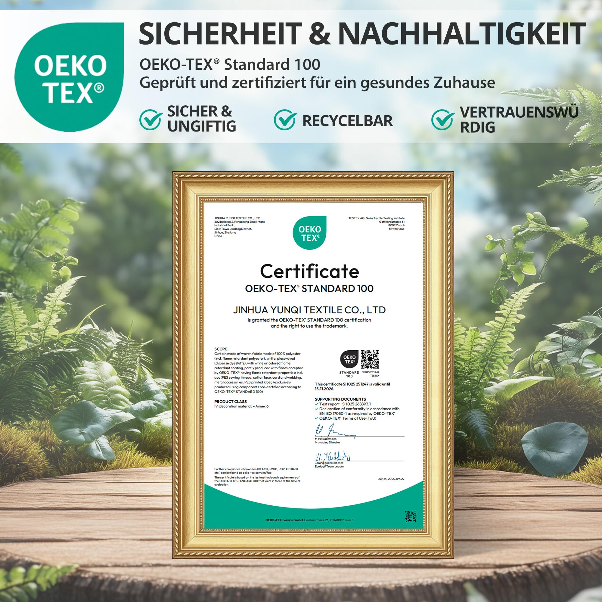 100% Verdunkelungsvorhänge mit verdeckten Schlaufen, Leinen-Optik, 2er-Set Blickdichte Vorhänge Stangendurchzug für Schlafzimmer oder Wohnzimmer – H245 x B140 cm, Creme