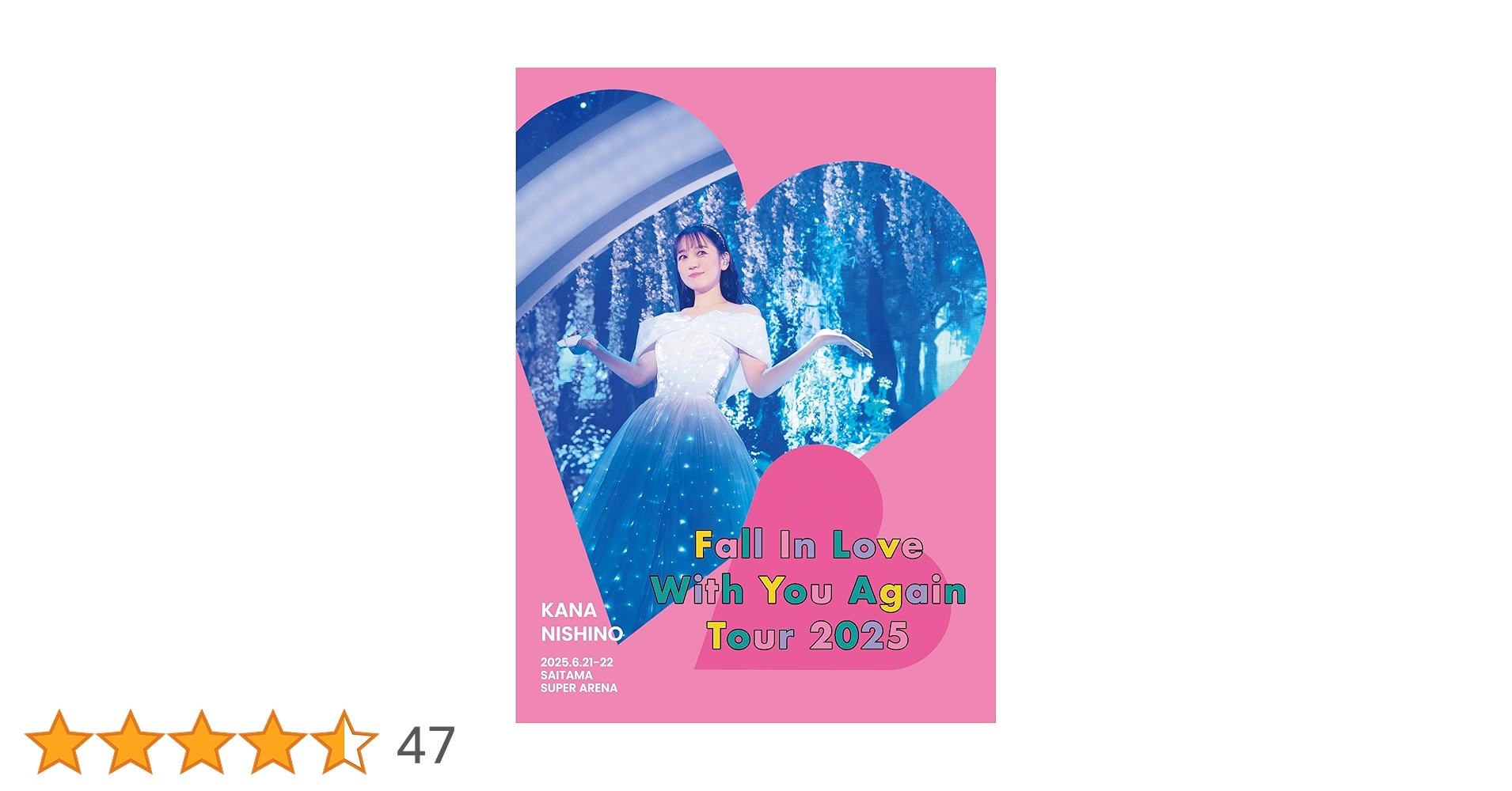 Amazon.co.jp: Kana Nishino Fall In Love With You Again Tour 2025
