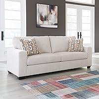 Vista 2 de Signature Design by Ashley Aviemore Coastal Sofa with 2 Accent Pillows, Beige