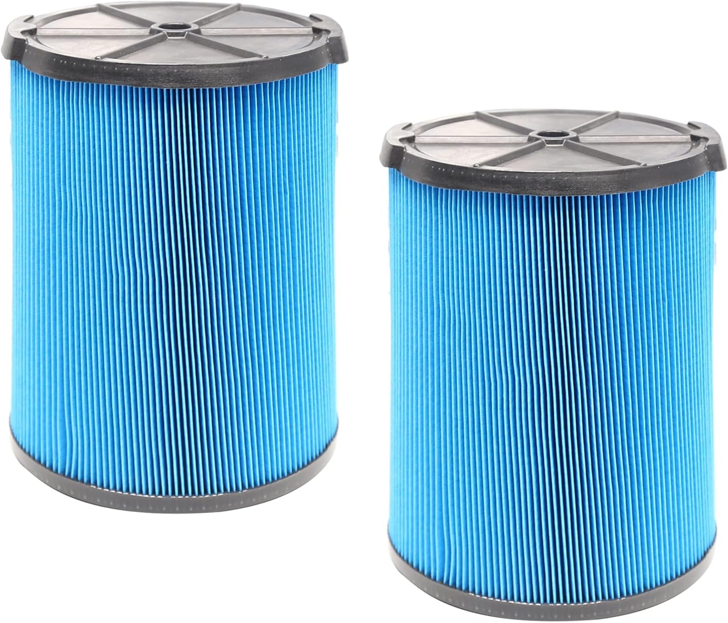 2Pack VF5000 3-Layer Replacement Filter Compatible with Ridgid Shop Vac 5-20 Gallon Wet/Dry RV2400A RV2400HF RV2600B WD06700 WD0671 WD0970EX0 WD0970M0 WD1270 WD1450 WD1680 2 VF5000