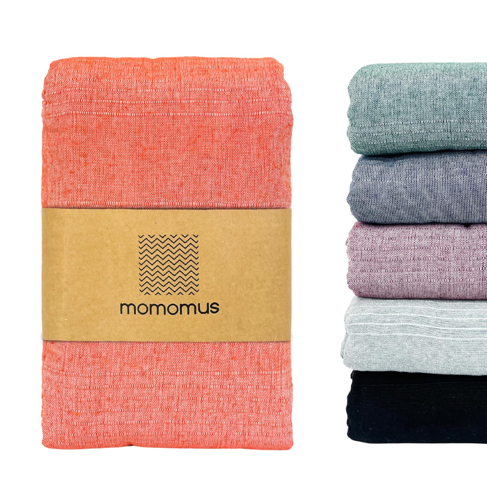 MOMOMUS Fine - Manta de cama y colchas, ideal como manta fina para cama y sofá de gran tamaño, 230 x 260 cm