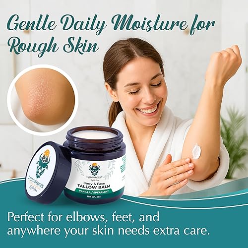 Miniatura 16 de Bálsamo de sarga de carne alimentada con pasto para cara y cuerpo con manteca de karité, aceite de jojoba orgánico, miel y cera de abejas, sarga