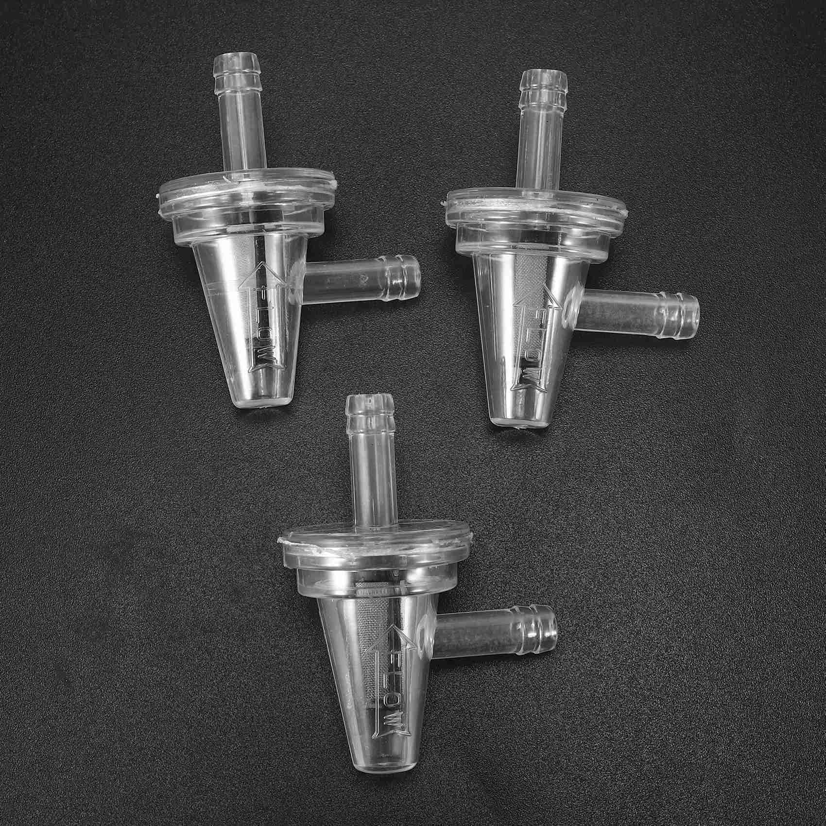 Filtro de Combustible en Línea de ÁNgulo Recto de Motocicleta Universal de 60 Uds, Líneas de Manguera de 1/4 Pulgadas Y 6mm para