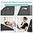 Cozymaker 12 Bed Wedge Pillow for Sleeping After Surgery, Back Support, Leg Elevation, Gerd Acid Reflux, Relief Neck Pain, Sleep Apnea, Snoring, Cooling Memory Foam Triangle Incline Wedge