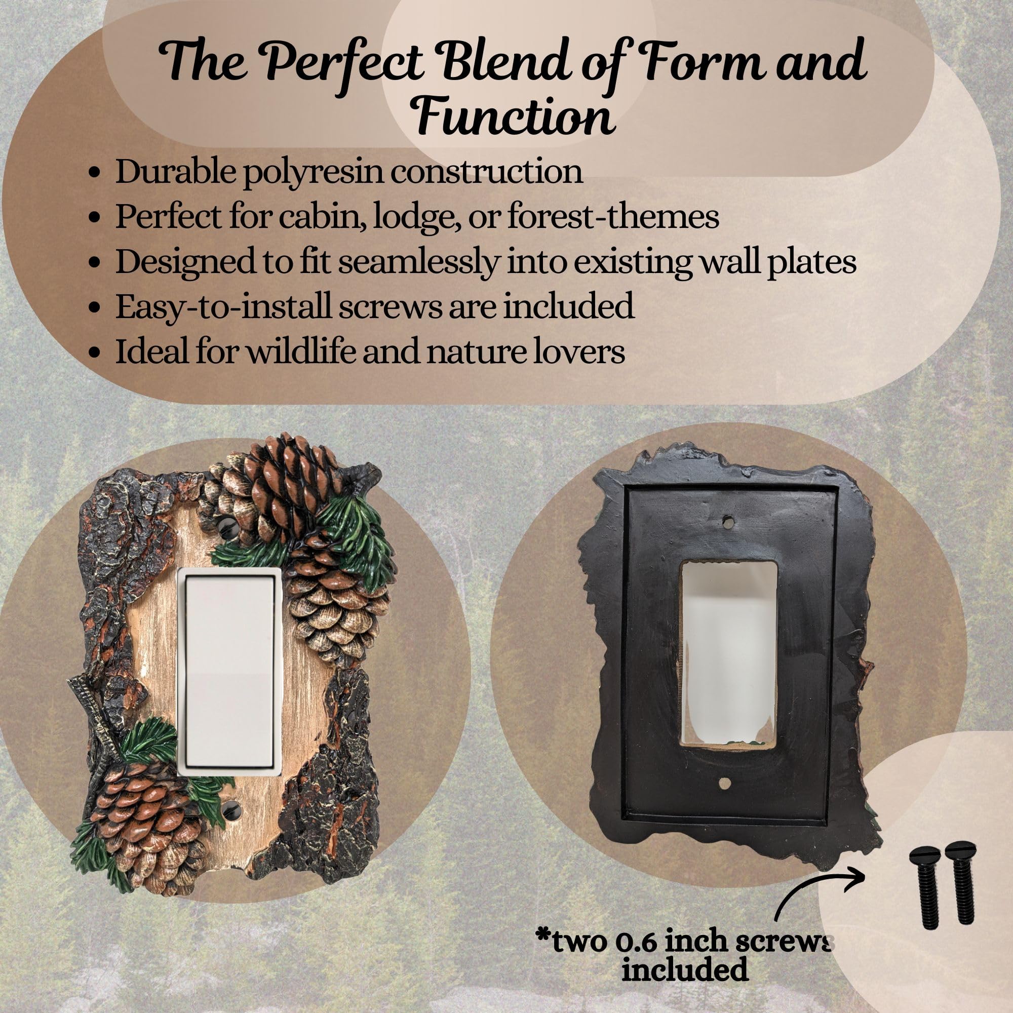 Plaque D'interrupteur à Bascule En Plastique Motif Faisans à La Ferme