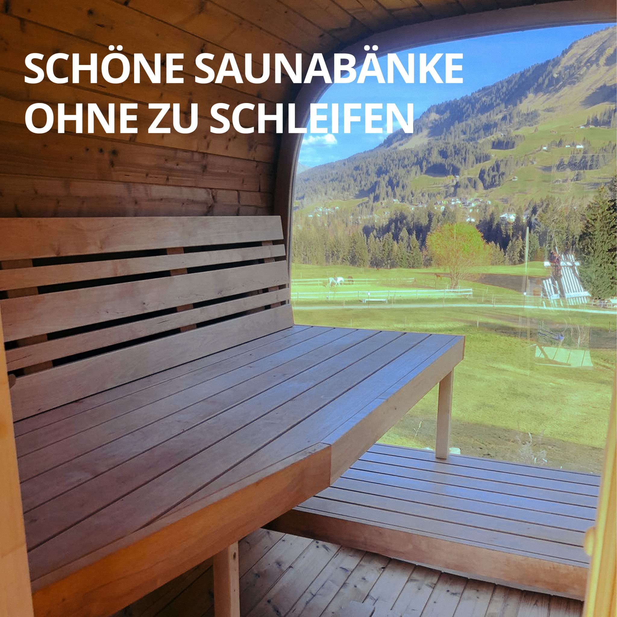 LAHTI Sauna Care Set - Saunapflege & Holzschutz Set auf BIO-Basis, effektive Grund-Reinigung mit Puruvesi, Holzpflege mit Oulujärvi, mit Zubehör – Ohne Schadstoffe