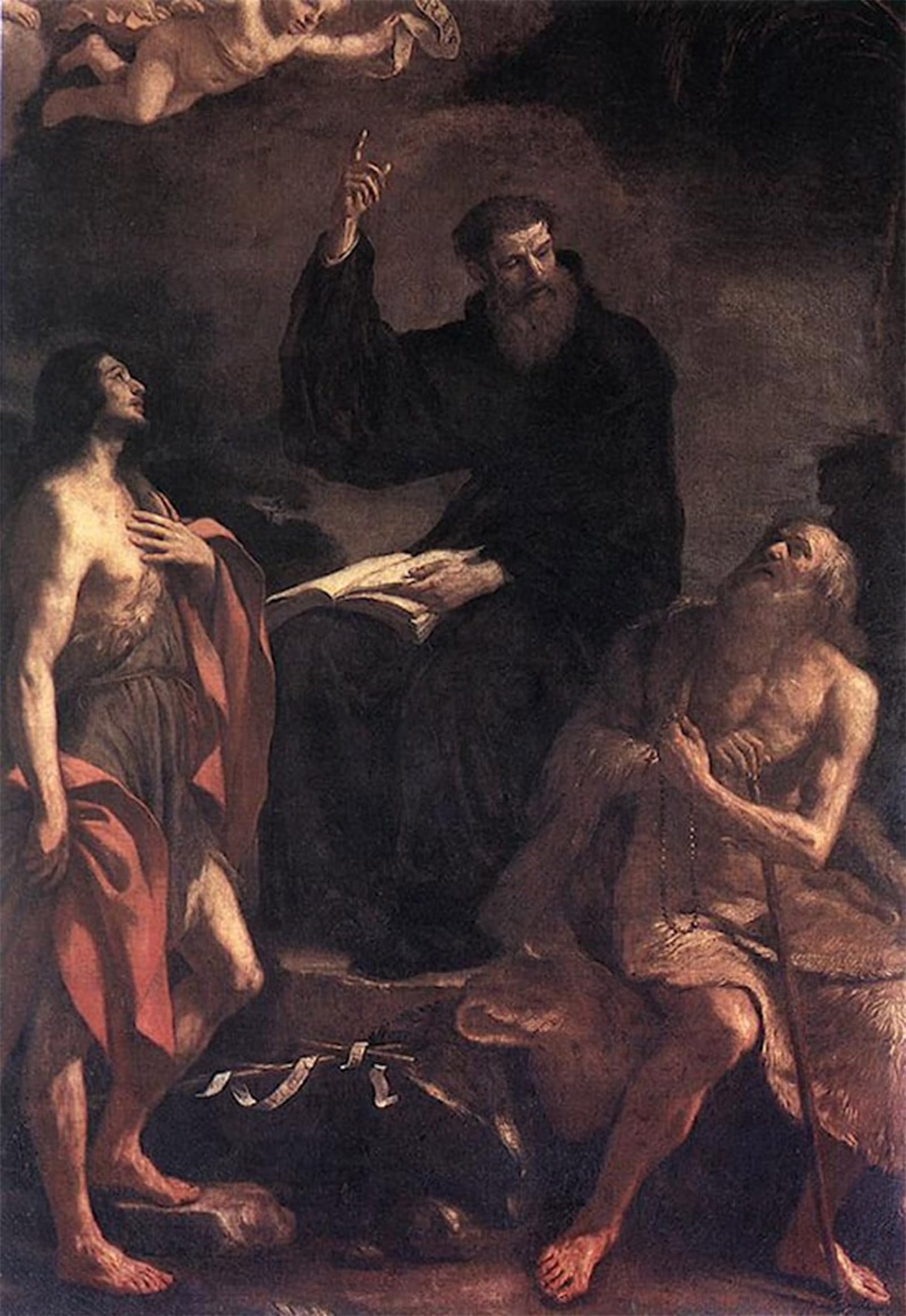 Art tableau St Augustine Guercino pour sublimer la décoration murale du salon