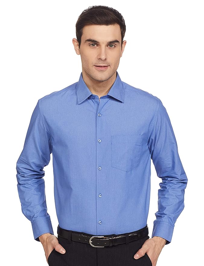 Diverse Men's Solid Regular Fit Formal Shirt Amazon.in Fashion