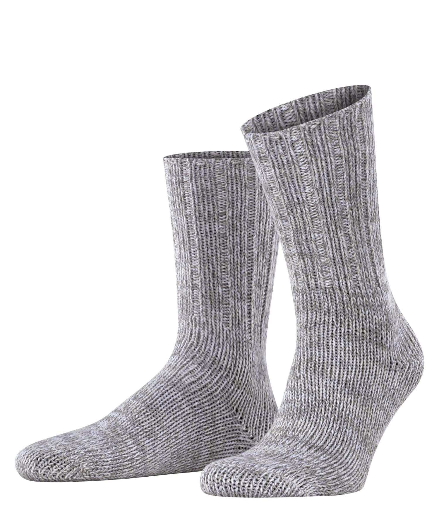 FALKE Men's Brooklyn M So Cotton Plain 1 Pair Socks, Grey Metal 3463, 8.5-11