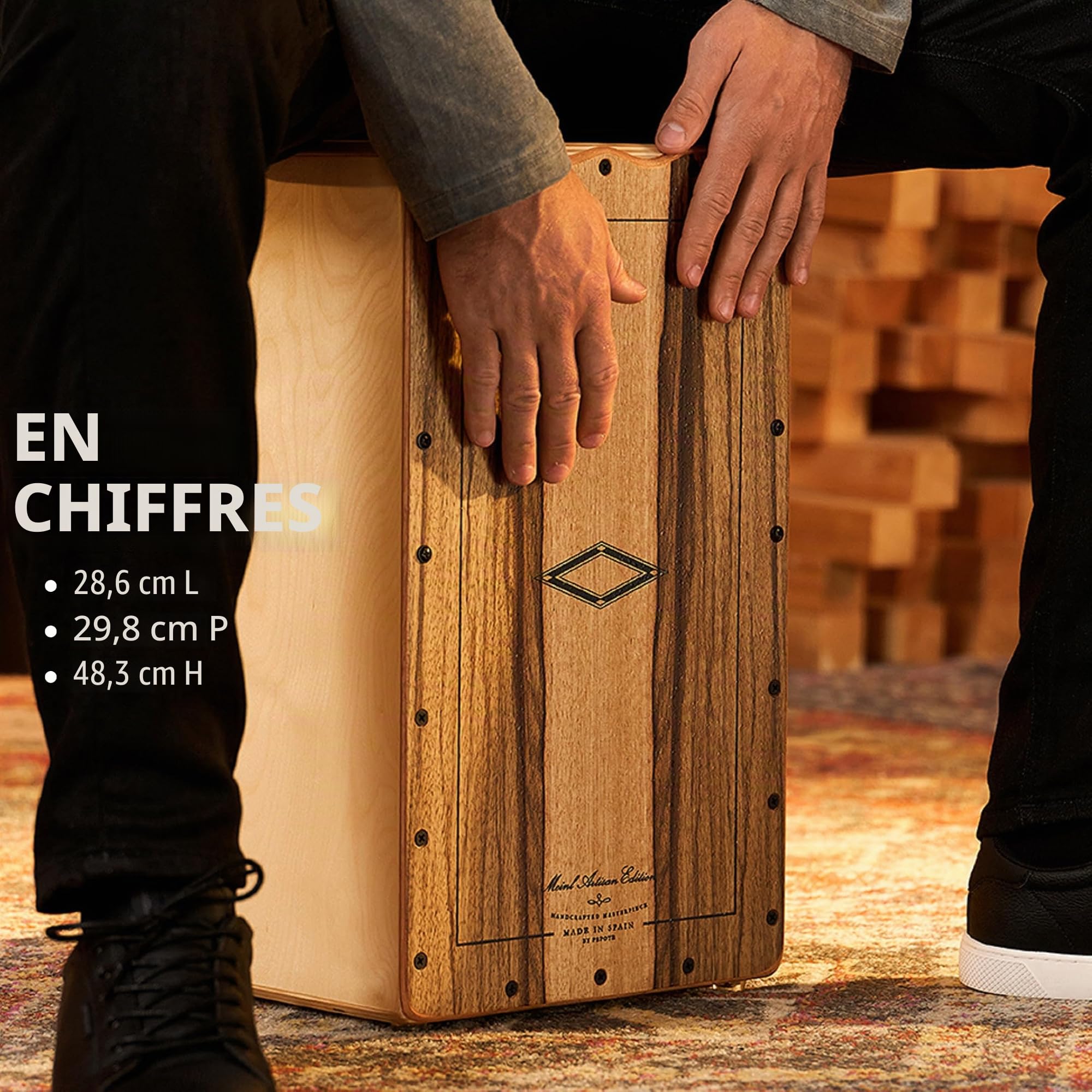 Meinl AETLLI Artisan Edition Cajon Tango Line Limba - Cajon