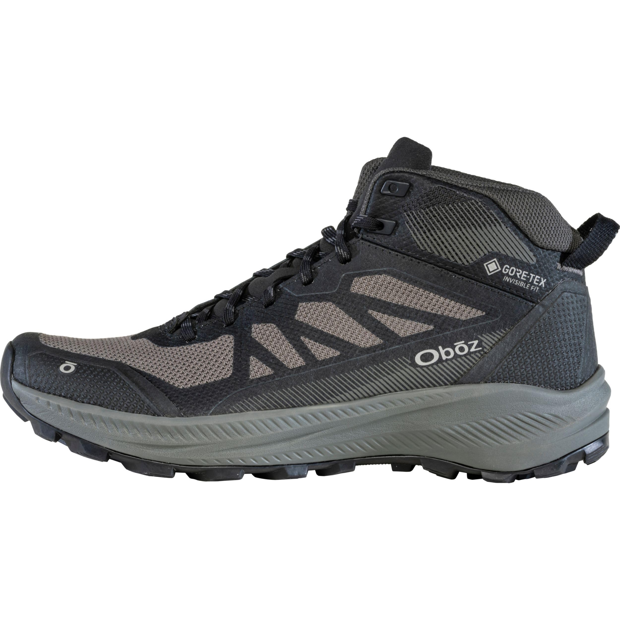 Oboz Men's Katabatic LT Mid GTX Hiking Boot, Black Sea, 8.5 Wide