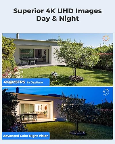 Miniatura 4 de REOLINK Cámaras de seguridad para el hogar 4K al aire libre, vigilancia IP PoE, detección inteligente de seres humanosvehículos, zoom óptico 5X,