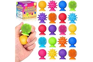 Sensory Fidget Toys Kids Adults: Textured Suction Cup Toys for kids with...