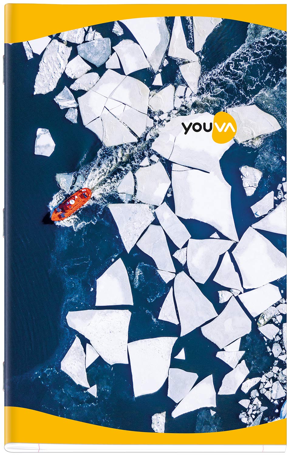 Navneet Youva | Soft Bound Long Book for Students and Office Executives | Foolscap Size 21 cm x 33 cm | Single Line | 228 Pages | Pack of 3