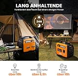maXpeedingrods 3500W Portable Inverter Generator petrol 4-stroke with USB and 230 V sockets Super quiet and light as an emergency power generator for camping travel garage caravan construction site - 6