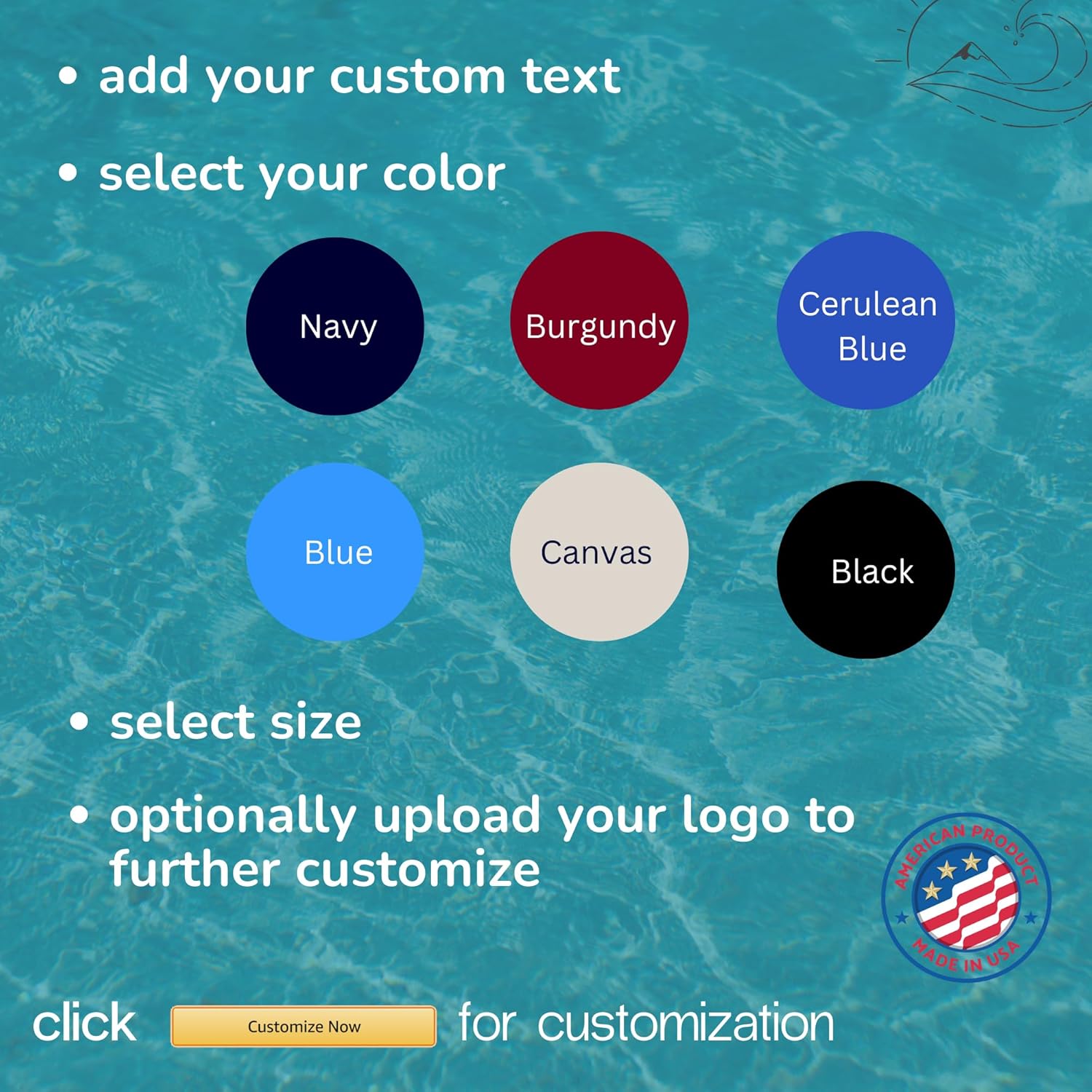 Custom Boat Pillow Personalized Yacht Accessories Bedding Beach House Captain Pontoon Anchor Decor Welcome Aboard Sailor Throw Waterproof Cushion Indoor Outdoor Water Resistant Nautical Made in USA