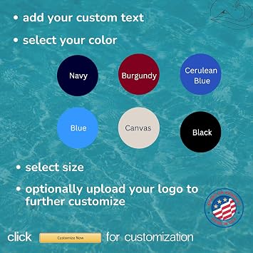 Custom Boat Pillow Captain Pontoon Anchor Decor Personalized Yacht Bedding Beach House Welcome Aboard Throw Waterproof Cushion Indoor Outdoor Nautical Accessories Made in USA