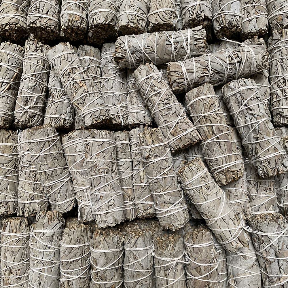 Wholesale Smudge Sticks, White Sage 4", Pack of 50
