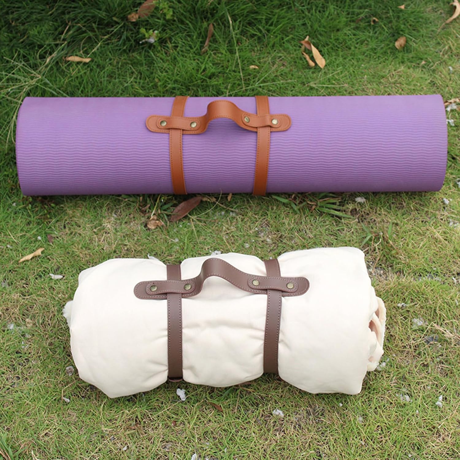 Adjustable Blanket Carrier Carry Strap Bedroll Holder Camping Gears Outdoor Picnic Accessories with Shoulder