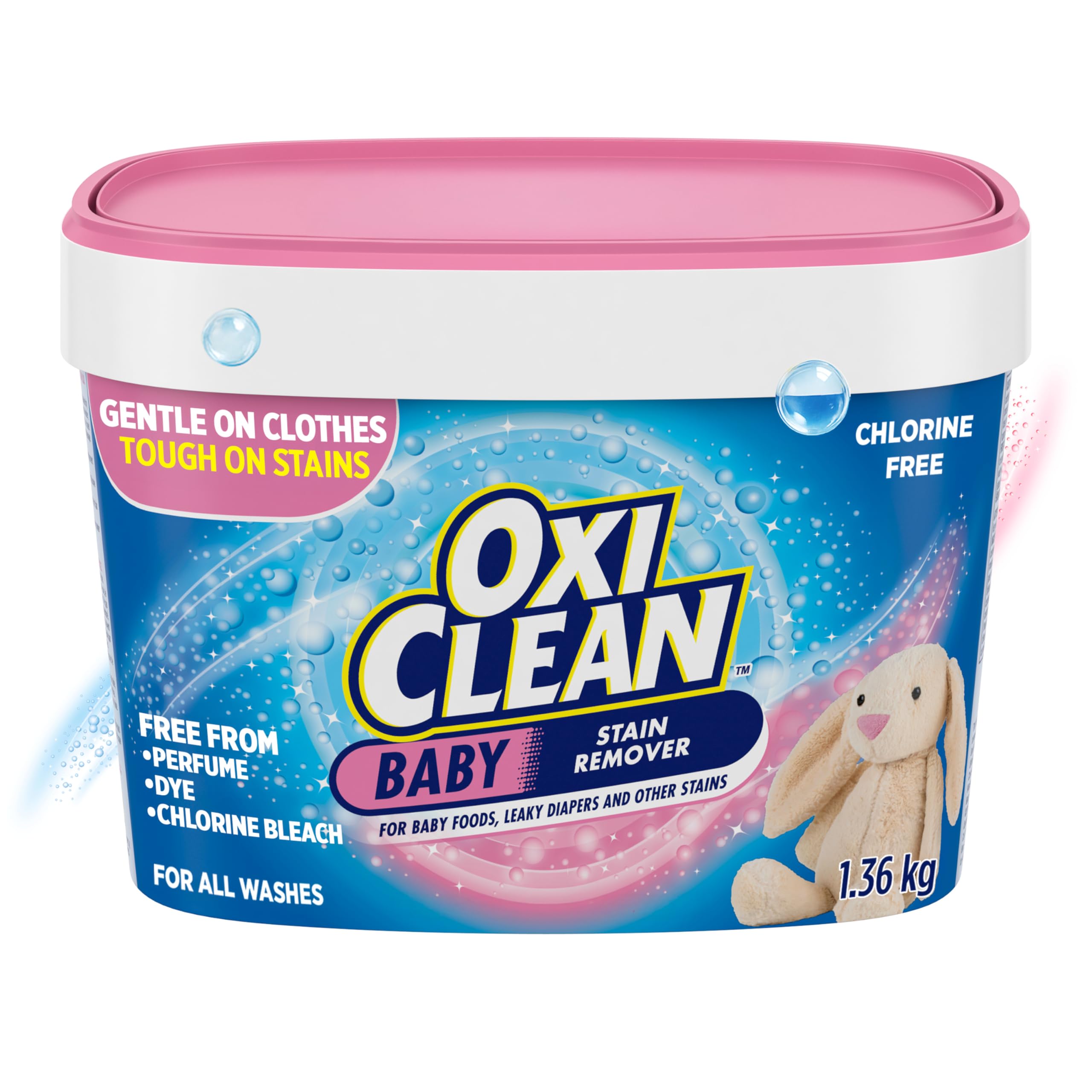 OxiClean All-Purpose Baby Enzyme Stain Remover Powder: Effective on Baby Stains, But What About Speed and Disinfection?