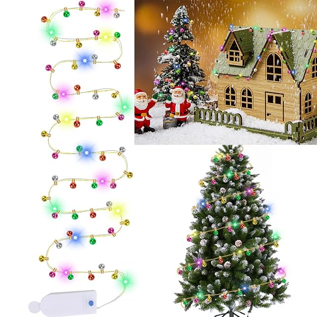 Wichtel Cadena de luces LED en miniatura, 2 m, accesorios de gnomos, miniatura