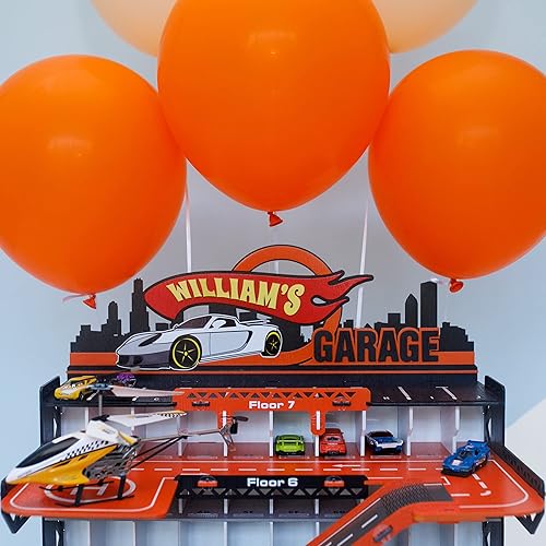 Miniatura 3 de Personalized Hot Wheels Display Shelf and Sign with Child's Name - Toy Car Garage Organizer and Collector's Showcase