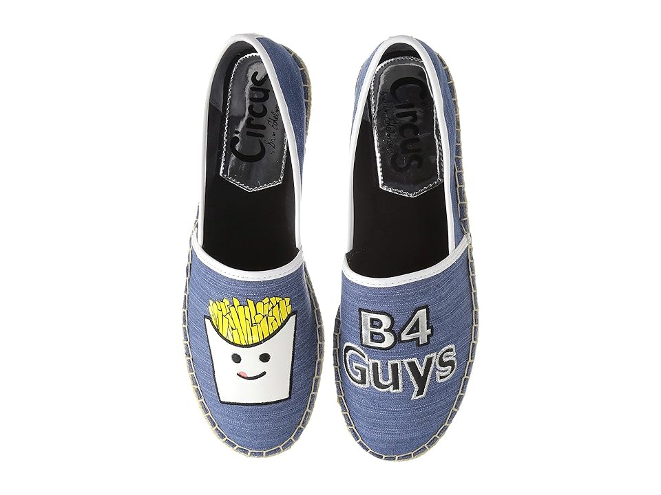 

Circus by Sam Edelman Leni 11 (Mid Blue/Stark White Denim/Nappa) Women's Slip on Shoes