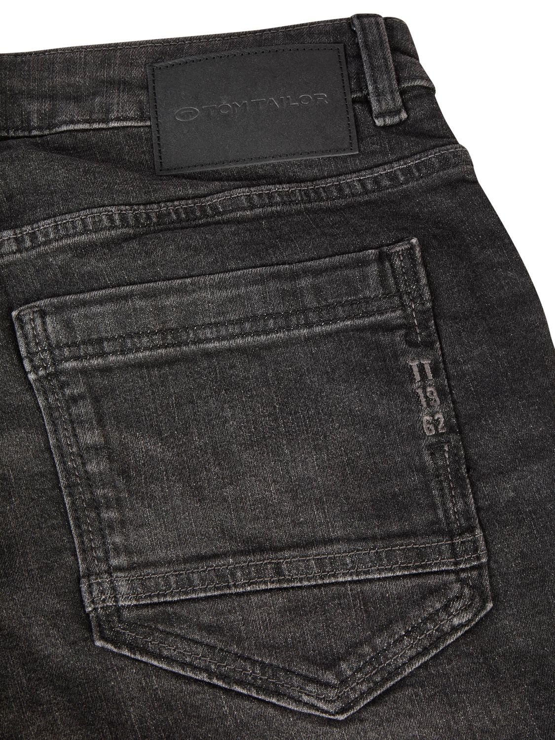 TOM TAILOR Jeans Herren Stretch Straight Fit Marvin Jeanshose Hose Denim Blau Schwarz 30 31 32 33 34 36 38 40 42