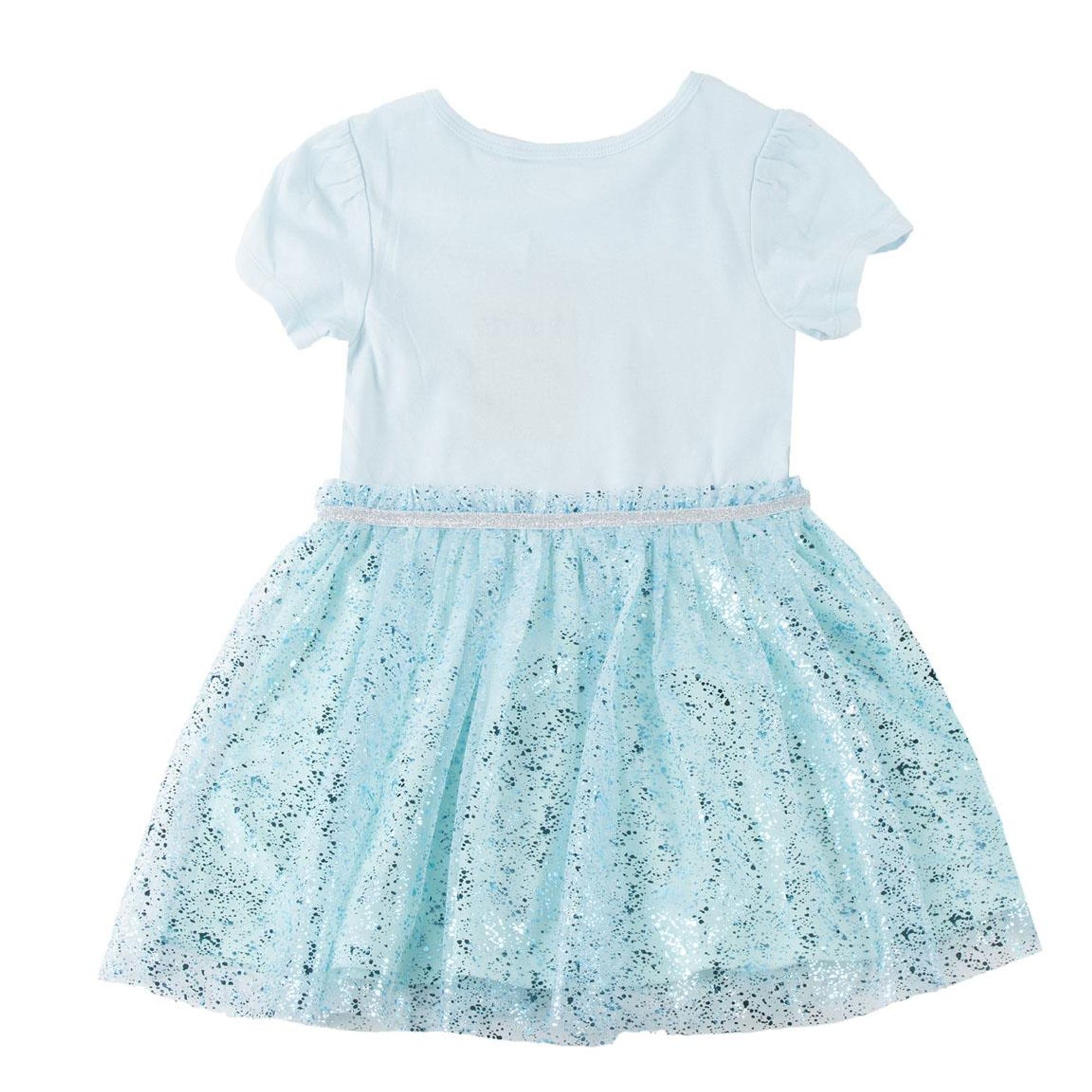 Vestido Disney Niña Verano - Vestido Disney de Manga Corta, Ropa Niña Casual Cómoda y Ligera, Ideal para el Día a Día
