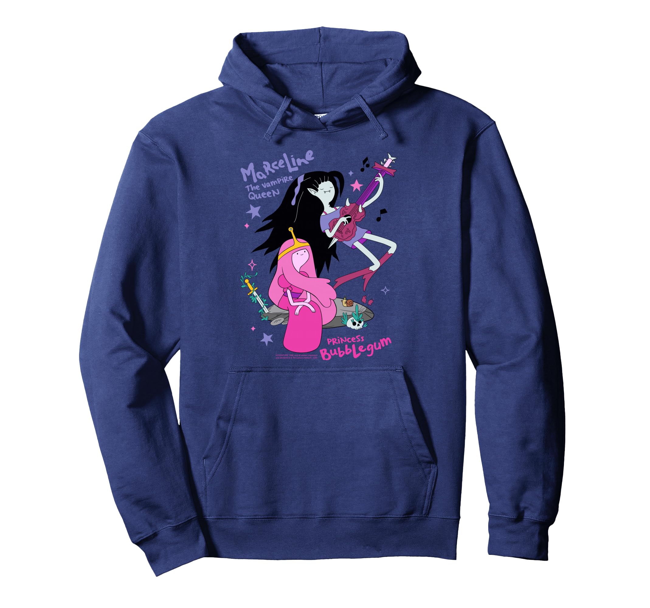 Adventure Time Marceline & Princess Bubblegum Cute Cartoon Pullover Hoodie