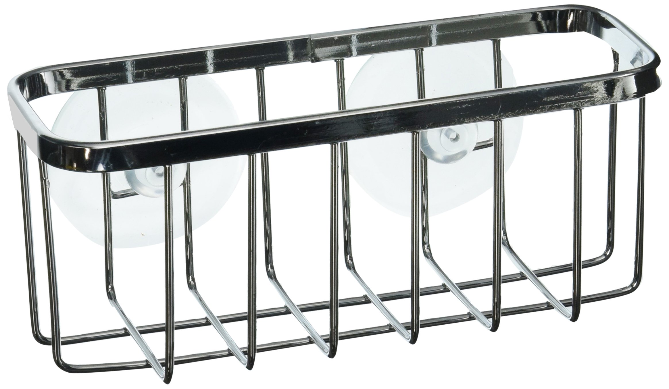 Stainless Steel Soap Dish Scrub Rack Dish Wash Sponge Sink Holder Suction Cup by Daemyung