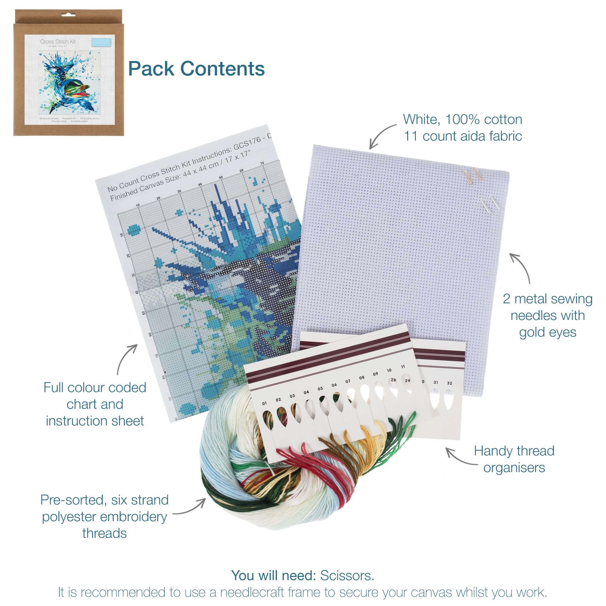 Trimits Large Cross Stitch Kits - Image 3