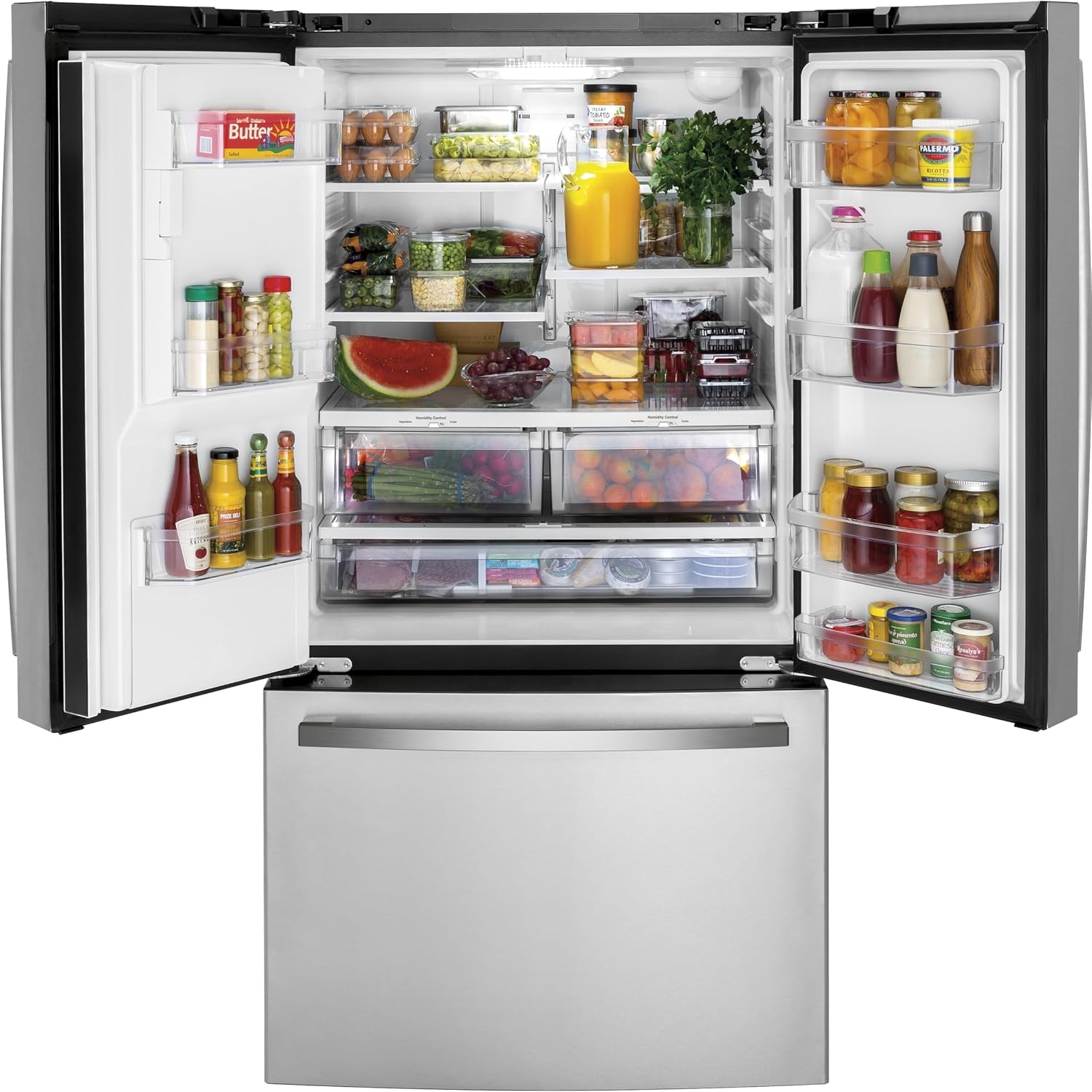 GE 25.6 Cu. Ft. Fingerprint Resistant French-Door Refrigerator
