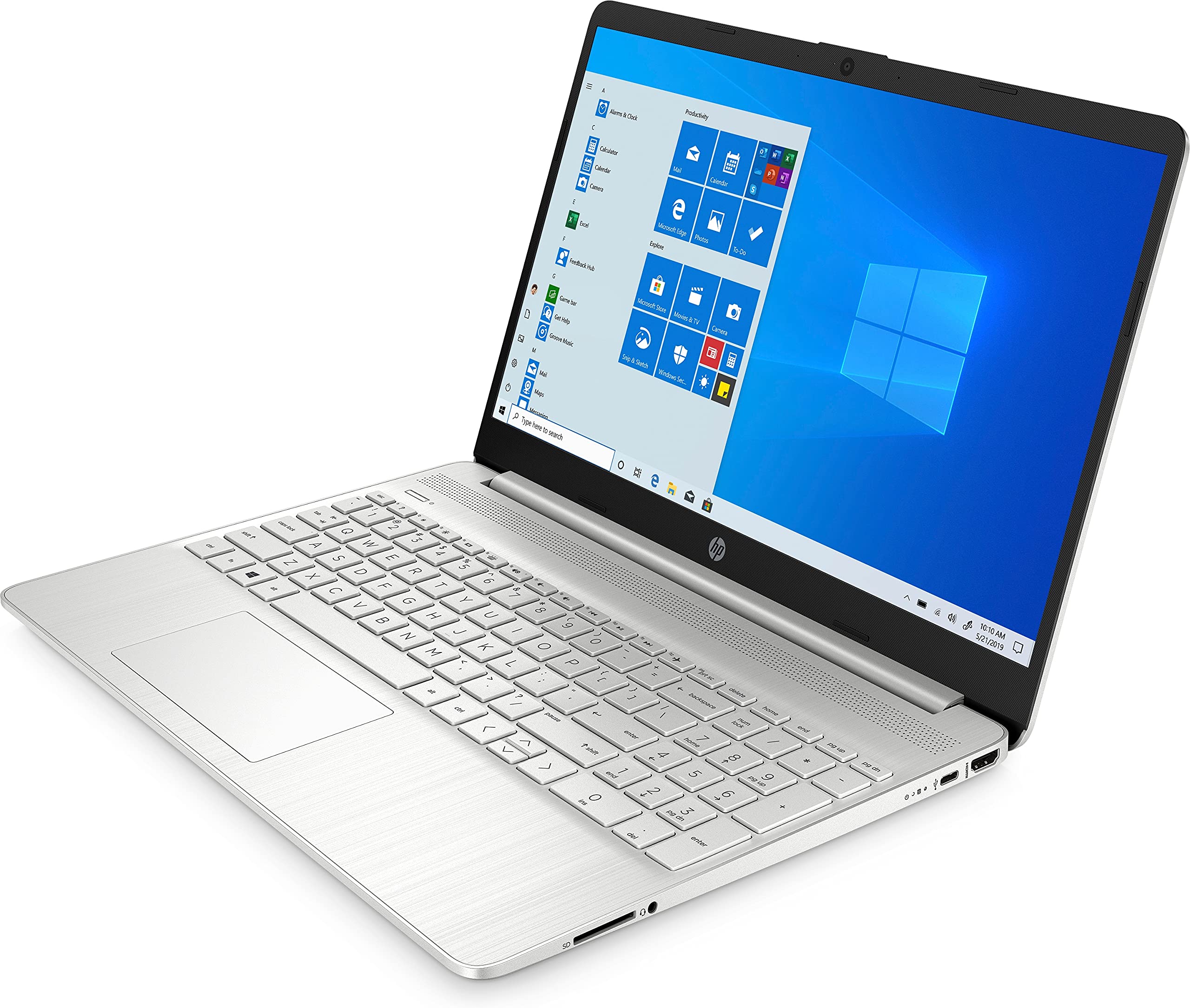 HP Laptop, 15.6 inch FHD Display, AMD Ryzen 3-5300U, 8GB RAM
