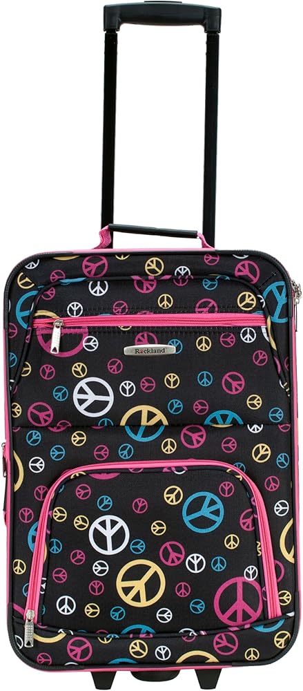 Amazon.com: Rockland Fashion Softside Upright Luggage Set