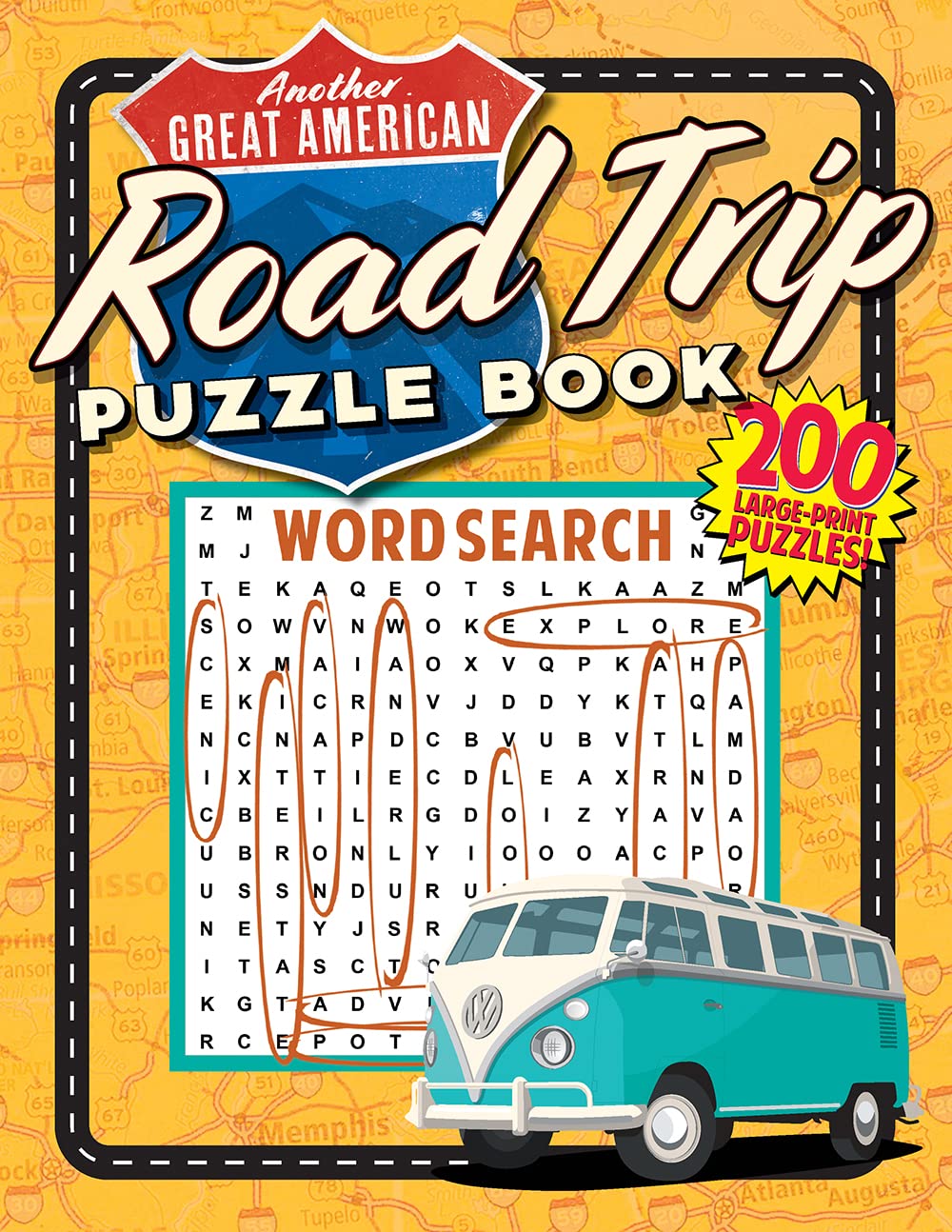 Another Great American Road Trip Puzzle Book (Grab A Pencil Press)
