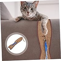 Vista 5 de Alfombrilla protectora para rascar con forma de pez, para gatos, duradera y versátil, color aleatorio, 1 ud