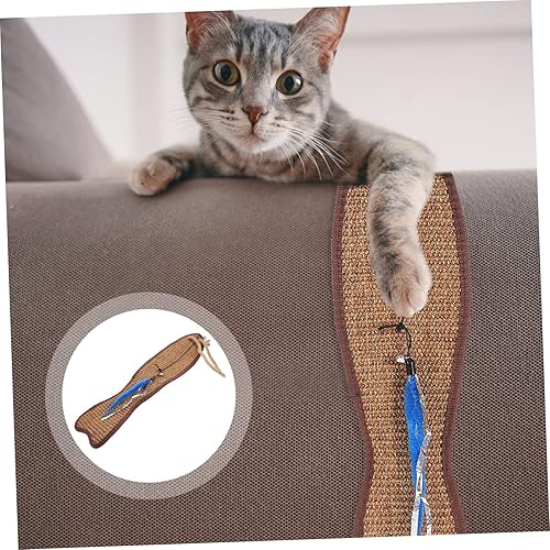 Miniatura 5 de Alfombrilla protectora para rascar con forma de pez, para gatos, duradera y versátil, color aleatorio, 1 ud